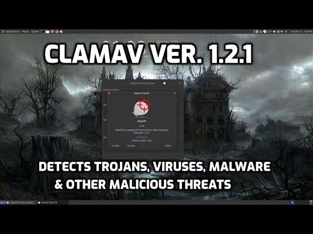 ClamAV 1.2.1 - Detects Trojans, Viruses, Malware and Other Malicious Treats