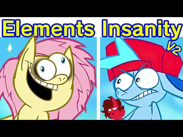 Friday Night Funkin' VS Fluttershy - Elements Of Insanity V2 Shed (FNF Mod/My Little Pony: SHED.MOV)