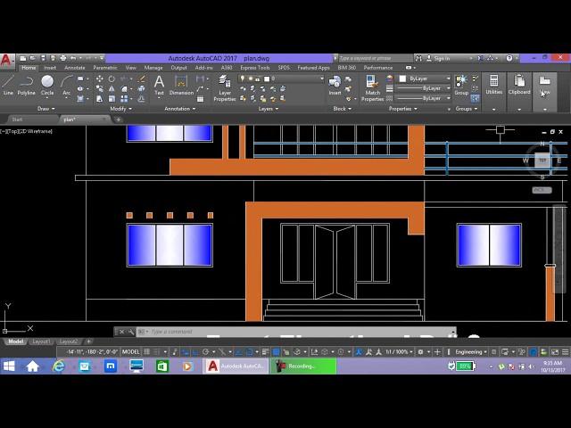 How to make front elevation in autocad | Xpacademy