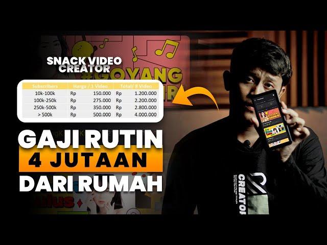 Cara Upload Video Dapet UANG dari Snack Video - Snack Video Creator