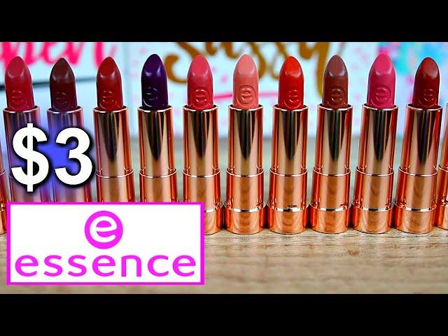 Essence This Is Me Lipstick Swatches - All 20 NUDE shades!