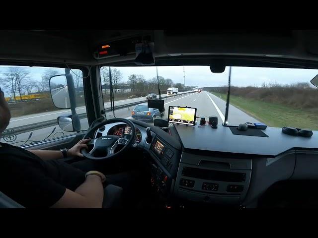 16.March 2021 truck driving Munich,Dachau,Stuttgart,Ludwigsburg...