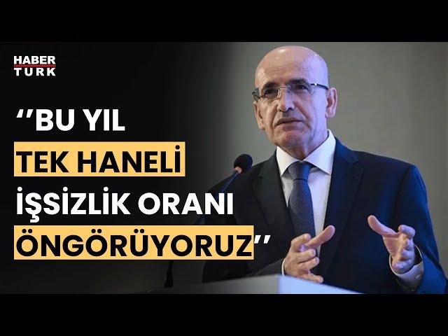 Mehmet Şimşek'ten işsizlik ve cari açık değerlendirmesi