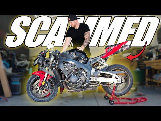 I'm REBUILDING a $2,250 CRASHED 1000cc MYSTERY BIKE (Part 1)