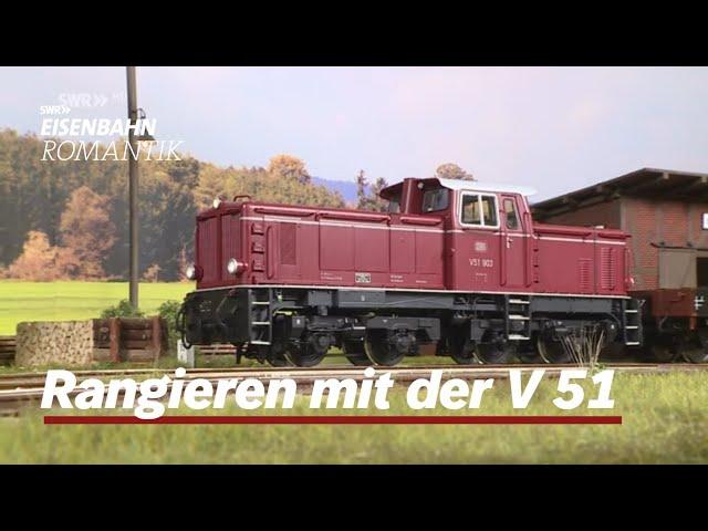 Rangieren mit der V 51 – Schmalspuranlage in 1:32 | Eisenbahn-Romantik