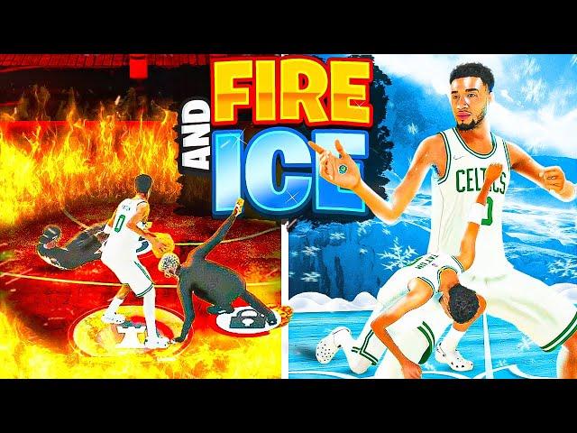 My 99 OVR JAYSON TATUM BUILD WON the FIRE AND ICE EVENT in NBA 2K22 - BEST BUILD 2K22