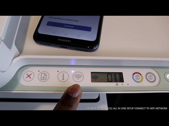 HP Deskjet Plus All In One  Set up /Connect To A WIFI Network