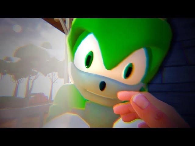 PAINTING SONIC GREEN - Hello Neighbor Mod