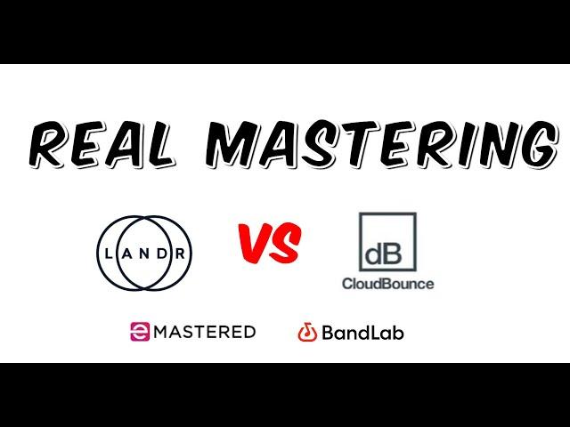 How LANDR, CloudBounce, eMastered and other AI services "master" your track