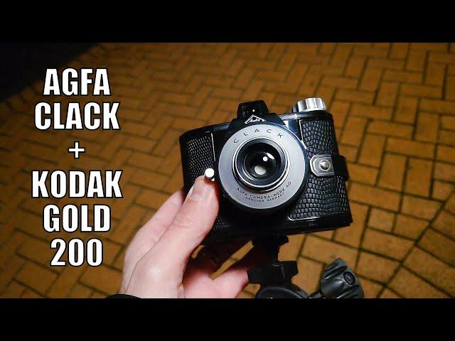 The Agfa Clack - Night shooting with this clackity cult classic