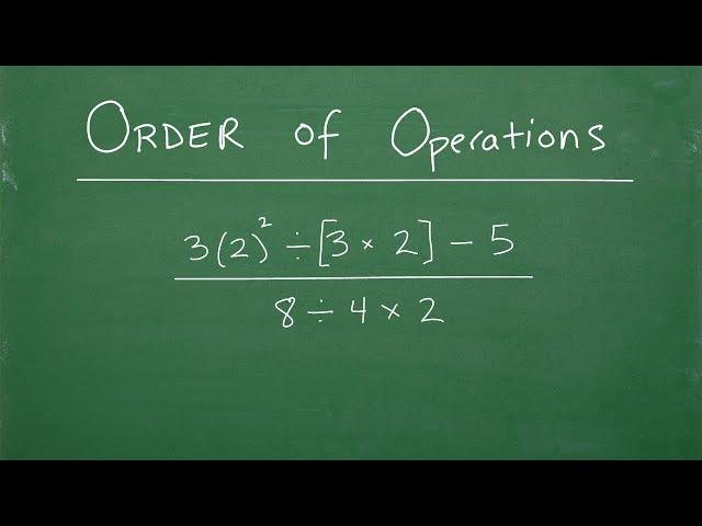 How To Use The Order of Operations (PEMDAS) – Example Problem