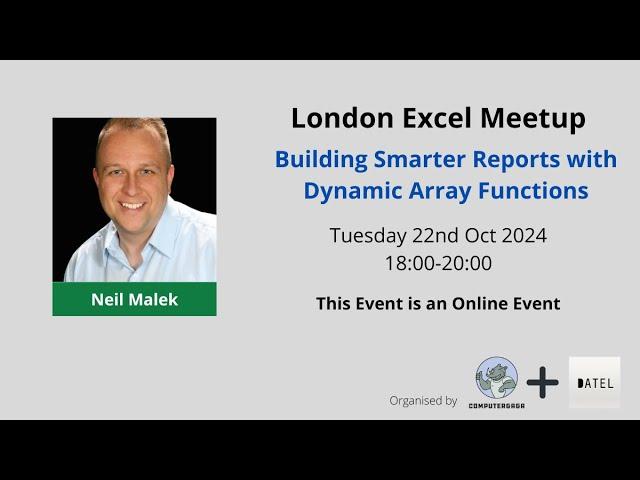 Building Smarter Reports with Dynamic Array Functions | Neil Malek