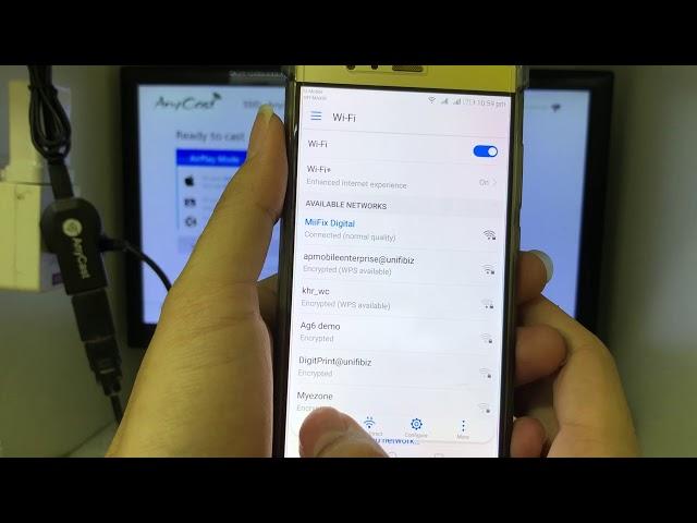Anycast New | WIFI DISPLAY RECEIVER connect setup with Android phone Android system