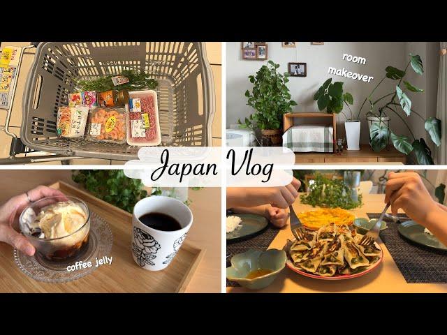 room makeover, clean bathroom, coffee jell and celery gyoza | housewife daily