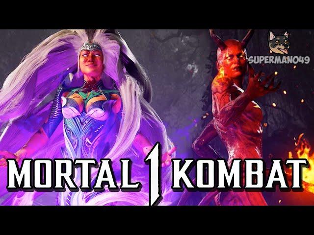 SINDEL And SAREENA Are GOD Tier! - Mortal Kombat 1: "Sindel" Gameplay (Sareena Kameo)