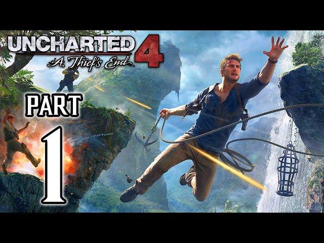 Uncharted 4: A Thief's End Walkthrough PART 1 Gameplay (PS4) No Commentary @ 1080p HD 