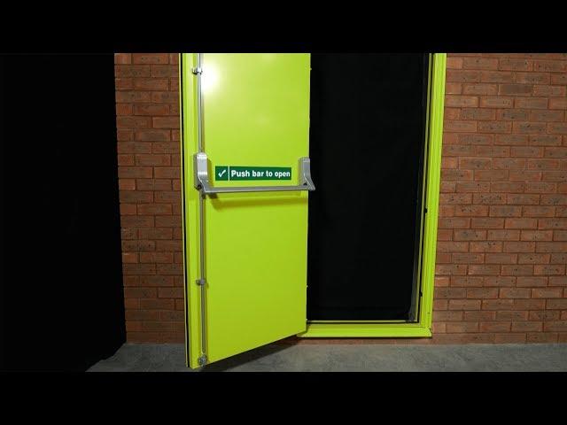 How to fit a Fire Exit Door - Lathams Steel Security Doors