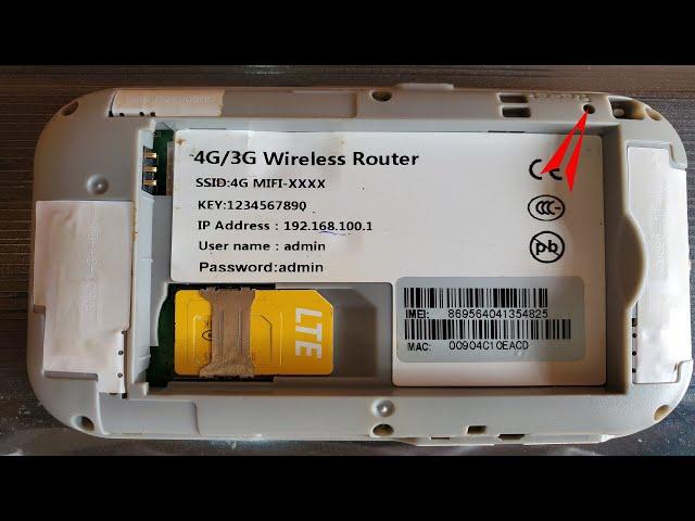 Reset Password To Default Of 4G LTE Portable Pocket MiFi 2023