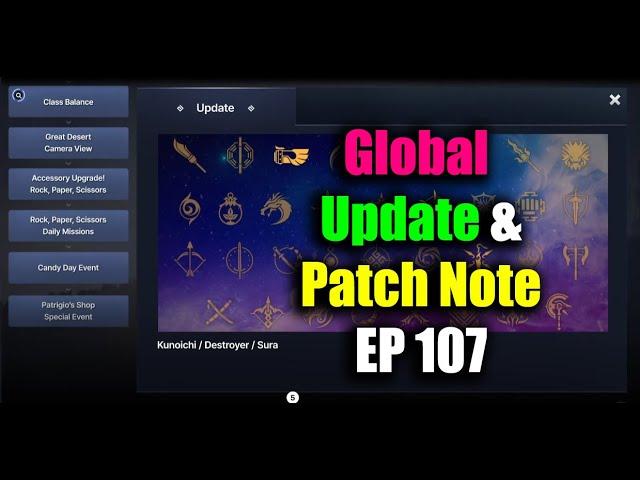 Black Desert Mobile Global Update & Patch Note EP 107