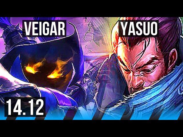 VEIGAR vs YASUO (MID) | 7/3/12, Rank 10 Veigar | VN Grandmaster | 14.12