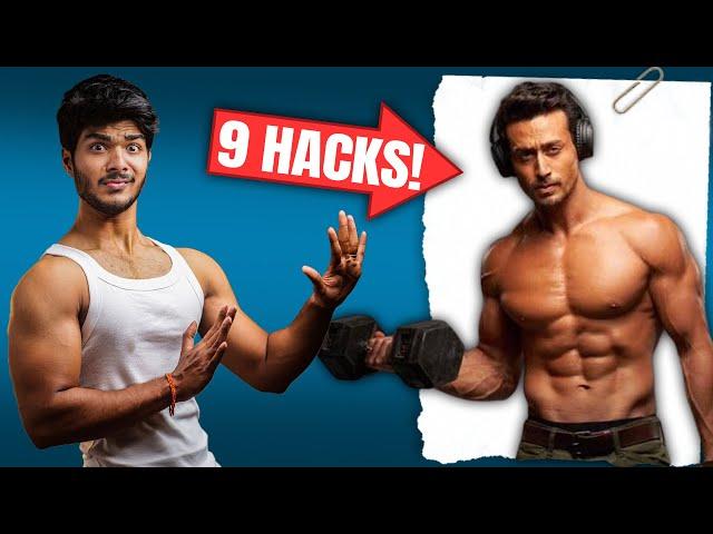 9 “HACKS” To BUILD MUSCLE  - Must Watch For All Beginners! (REVEALED!)