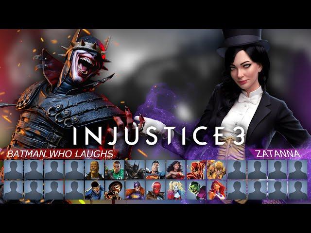 Injustice 3: FULL Character Roster Wishlist