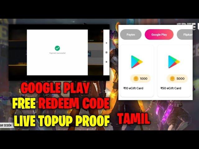 Free google play redeem code app tamil|Google play Free redeem code 2022 tamil|M rewards app tamil|