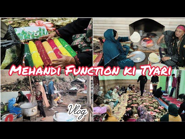 Mehandi Function Ki Tyari||Function Start||Shadi Vlog