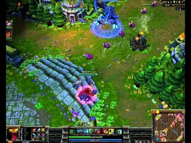 Cho'gath Fully Stacked Feast With Surge And LuLu Ultimate!- League of legends