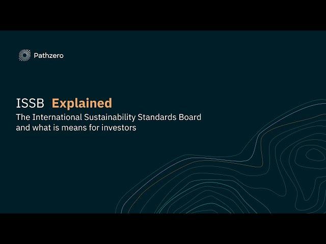 Explained | the International Sustainability Standards Board (ISSB) and what it means for investors