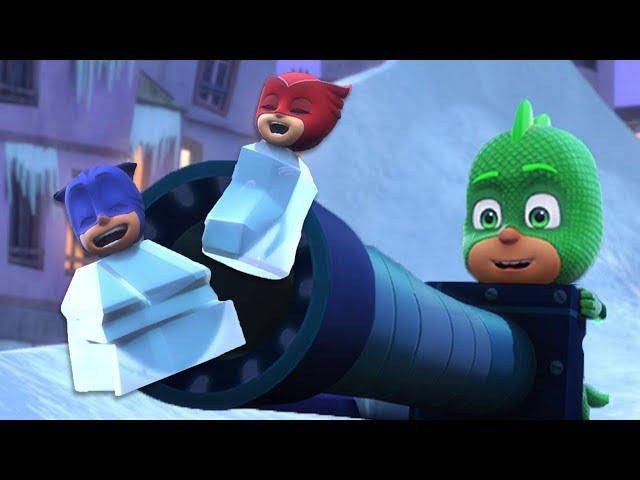 Герои в масках PJ Masks Russian | Ледовый план Гекко | мультики для детей