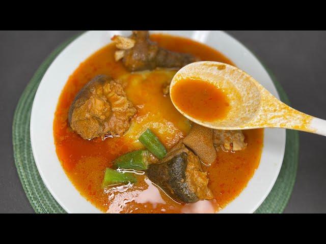 How To Make The Best Ghanaian Goat Meat Light Soup | Sunday Fufu | Aponkye Nkrankra | Lovystouch