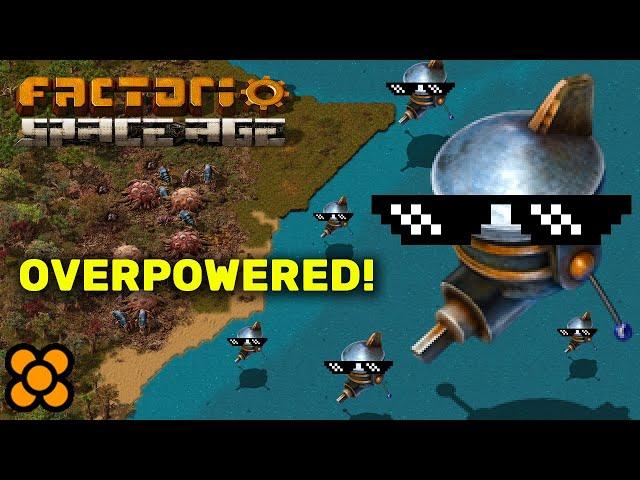 Defender Capsules in Factorio are Overpowered!