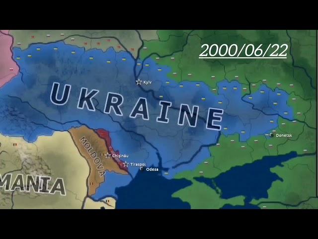 What if Russia attacks Ukraine in 2000?  [Hoi4 MD Timelapse ]