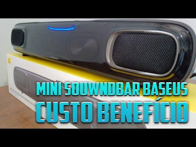 Baseus AeQur a melhor Mini soundbar custo benefício.