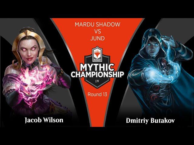 Round 13 (Modern): Jacob Wilson vs. Dmitriy Butakov - 2019 Mythic Championship IV