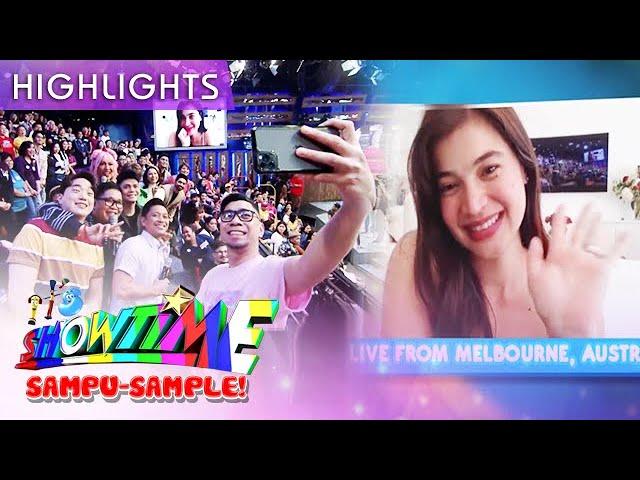 Anne Curtis greets the madlang people, live from Australia! | It's Showtime