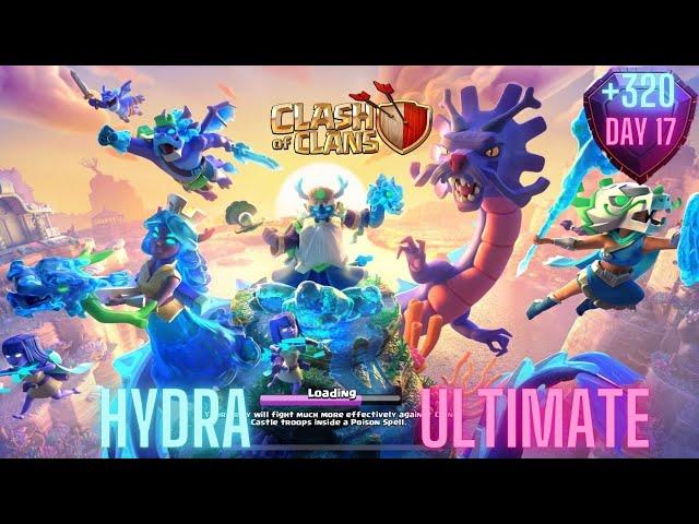 +320 | Hydra Ultimate Attack TH16 and the Tips | Day 17 | Legend League 09/2024