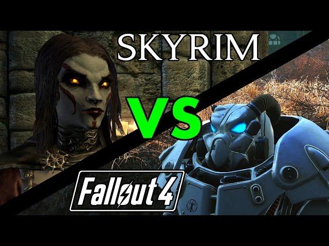 Fallout 4 VS Elder Scrolls Skyrim Remastered: Why Skyrim is Better than Fallout 4 #PumaThoughts