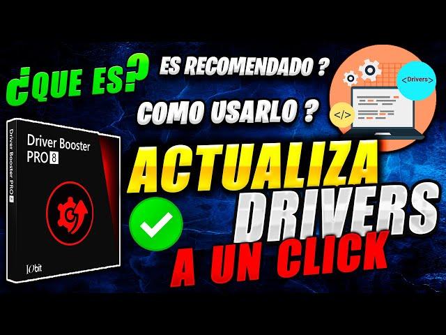 COMO USAR DRIVER BOOSTER  Actualiza o Instala DRIVERS De Tu PC, LAPTOP Super Facil Y Rapido