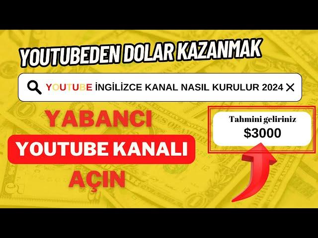 Youtube Yabancı Kanal Nasıl Açılır ? 4 Dakika'da İngilizce kanal kurun! 2024