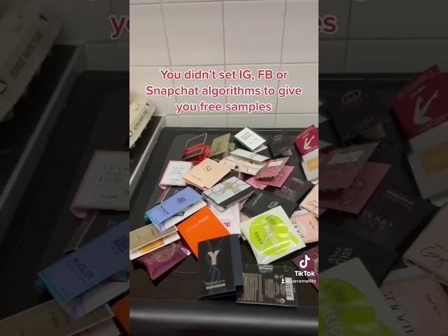 You’re leaving free perfume samples on these app