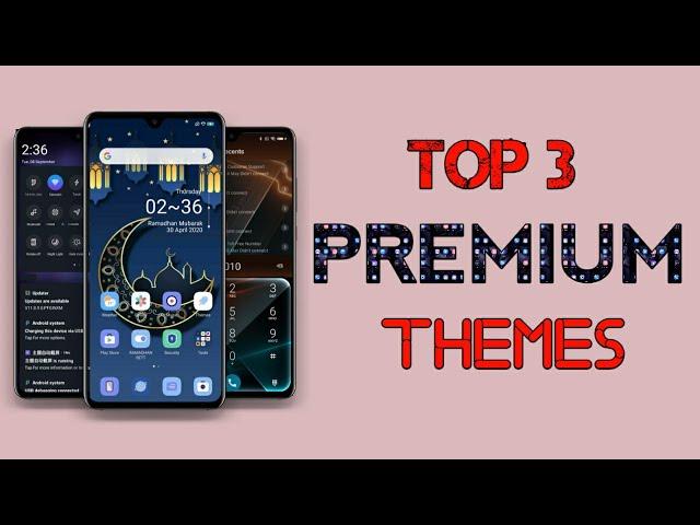 Top 3 Premium Theme For Redmi Mobiles | Best Premium Theme for MIUI 11 & MIUI 12 | Dot SM