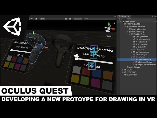 Oculus Quest Development - My VR Drawing Prototype With Demo Overview (Part 1)