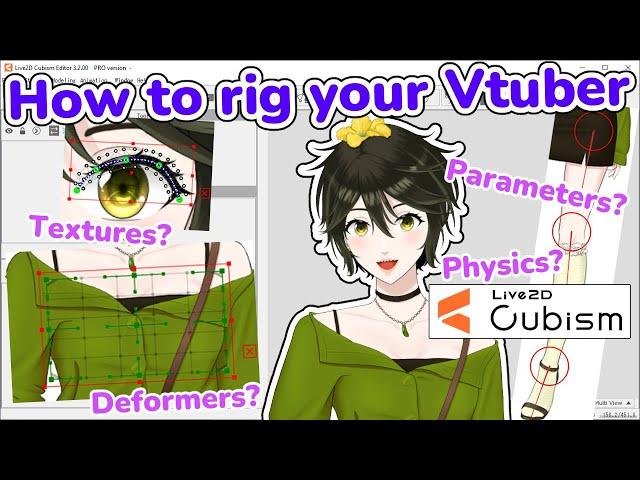 How to rig your Vtuber model with Live2d