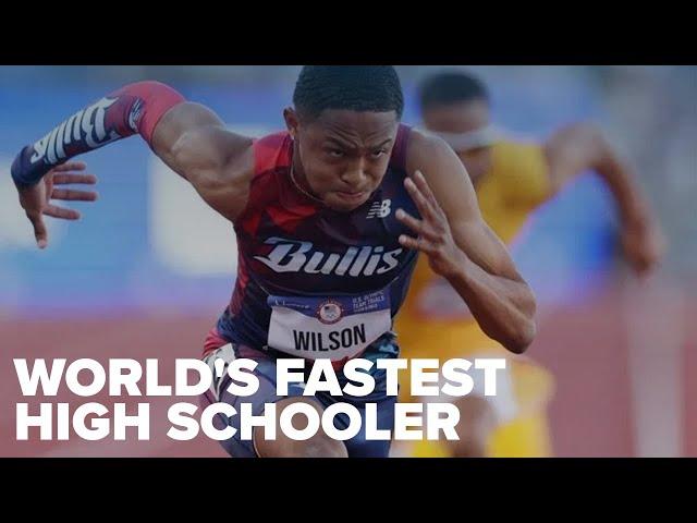 Quincy Wilson, The world's youngest track and field athlete to make an Olympic team