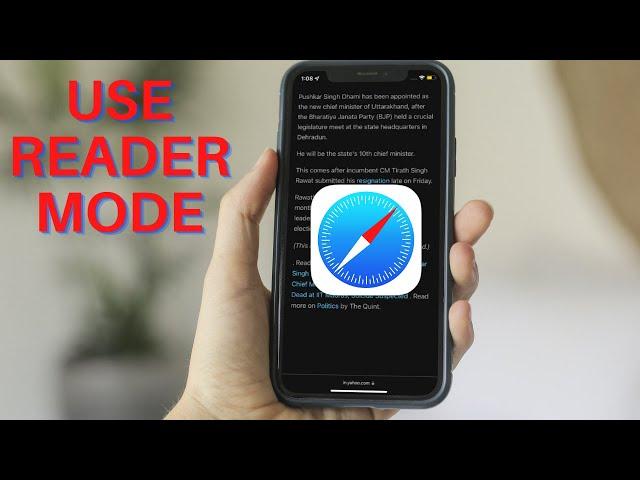 How to Enable Safari Reader Mode Automatically in iOS 15 on iPhone and iPad