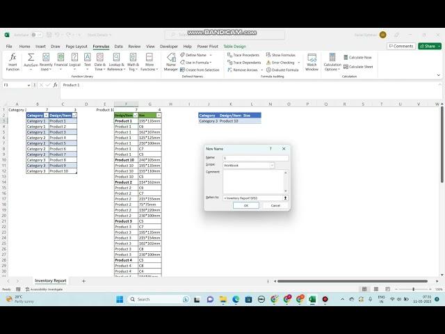 Excel Formula Tips: Dynamic DropDown list with Offset Function