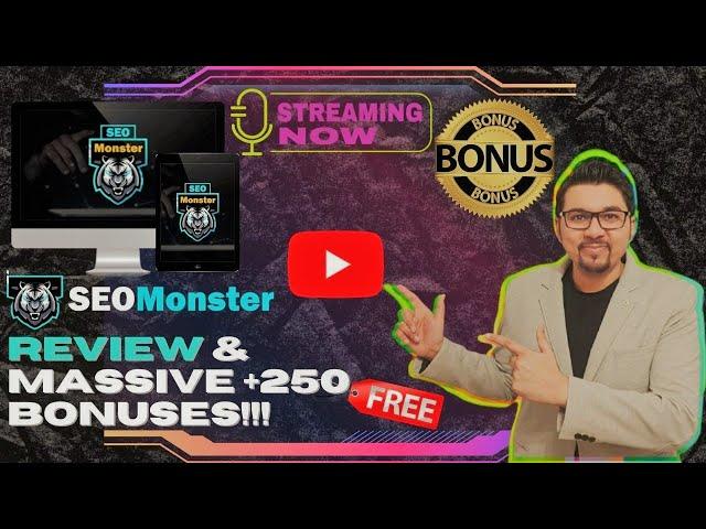 SEOMonster Review50-In-1 SEO Tool Box + Unlimited Backlinks CreatorGet FREE +250 Bonuses