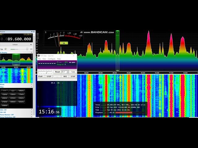 [MS] 89,6 - Radio Centar - Studio Poreč, Poreč/ Funtana, Croatia, 1543 km, RDS PI, 3rd January, 2021